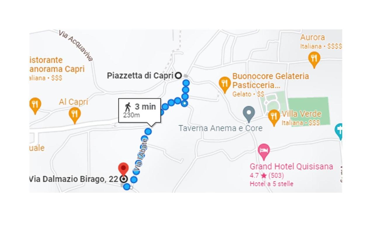 Apartament Tiberi Capri Zewnętrze zdjęcie